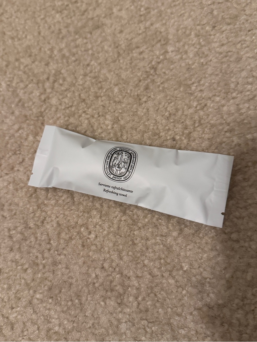 Diptyque Qatar Airways Business Class Refreshing Towel 21ml New Sealed